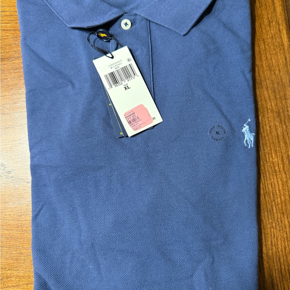 Men's Ralph Lauren Blue Polo Shirt
